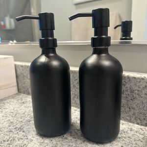 Target Black Matte Soap Dispenser Set